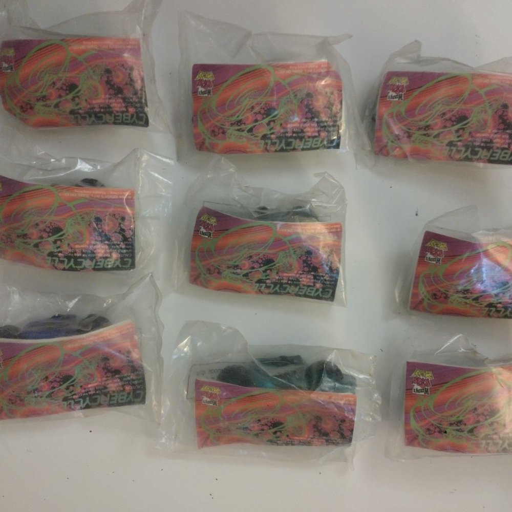 NEW SEALED - 1994 Wendy's Cybercycles - 9 in Total